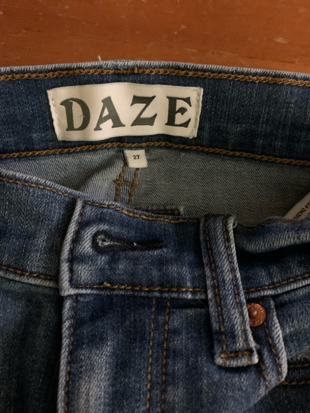 DAZE REPREVE Blue Straight-Leg Jeans - Picture 10 of 12